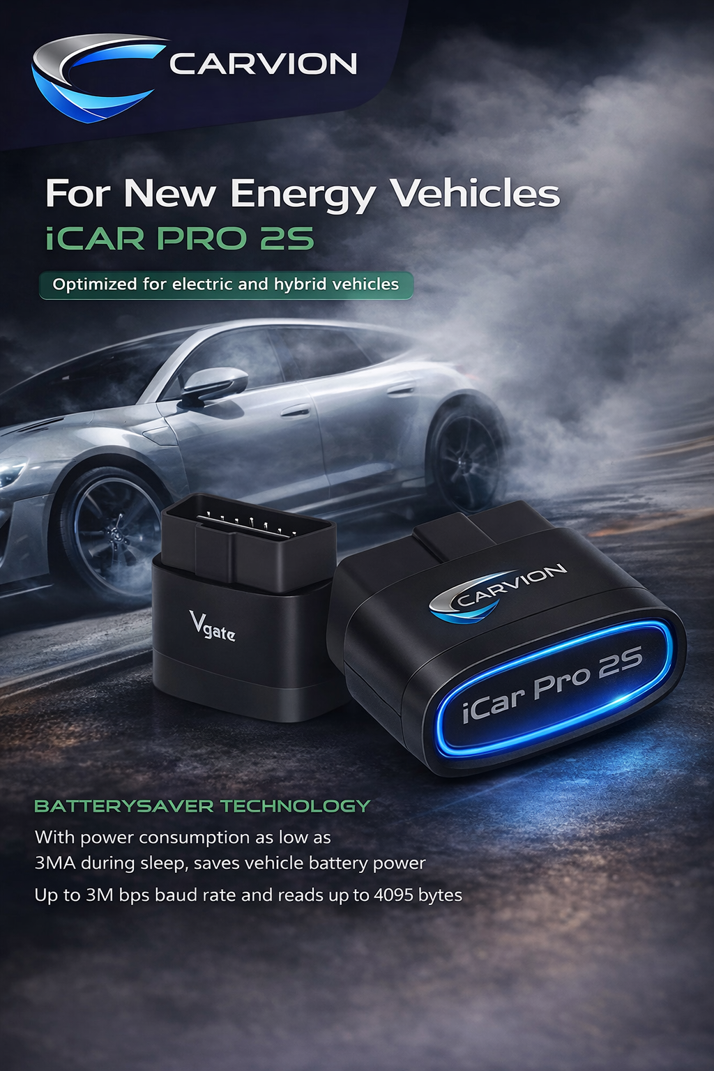 Carvion OBD2 Bluetooth Diagnose Scanner