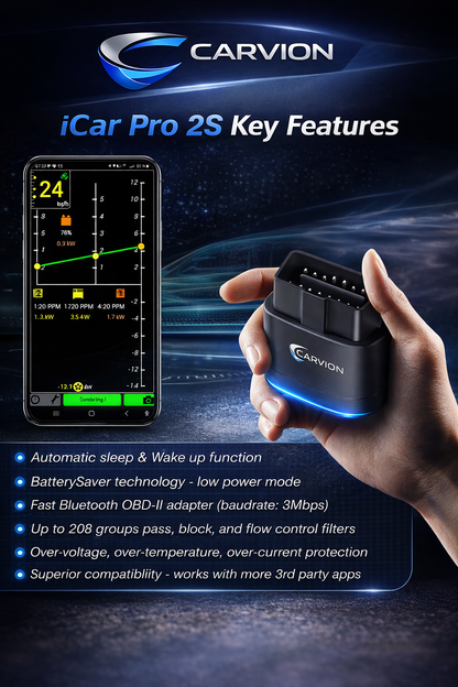 Carvion OBD2 Bluetooth Diagnose Scanner