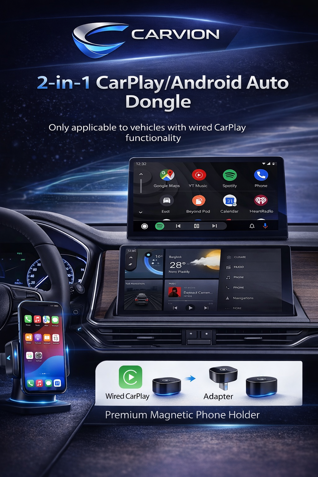 Carvion Wireless CarPlay Adapter
